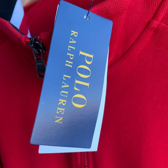 Polo Ralph Lauren 1/4 Zip Knit Sweater - Red - Picture 4 of 7